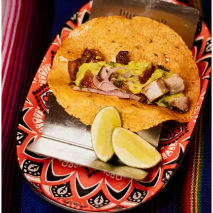 Taco de chicharrón